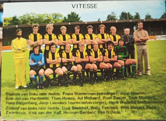 Elftal Foto Vitesse Jaren '70